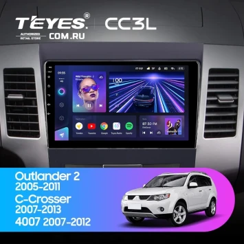 Штатная магнитола Teyes CC3L 4/64 Peugeot 4007 (2007-2012) F2 Тип-B