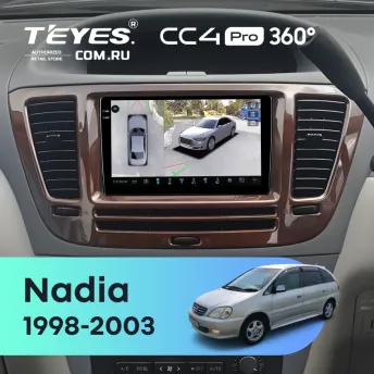 Штатная магнитола Teyes CC4 Pro 360 12/256 Toyota Nadia (1998-2003)