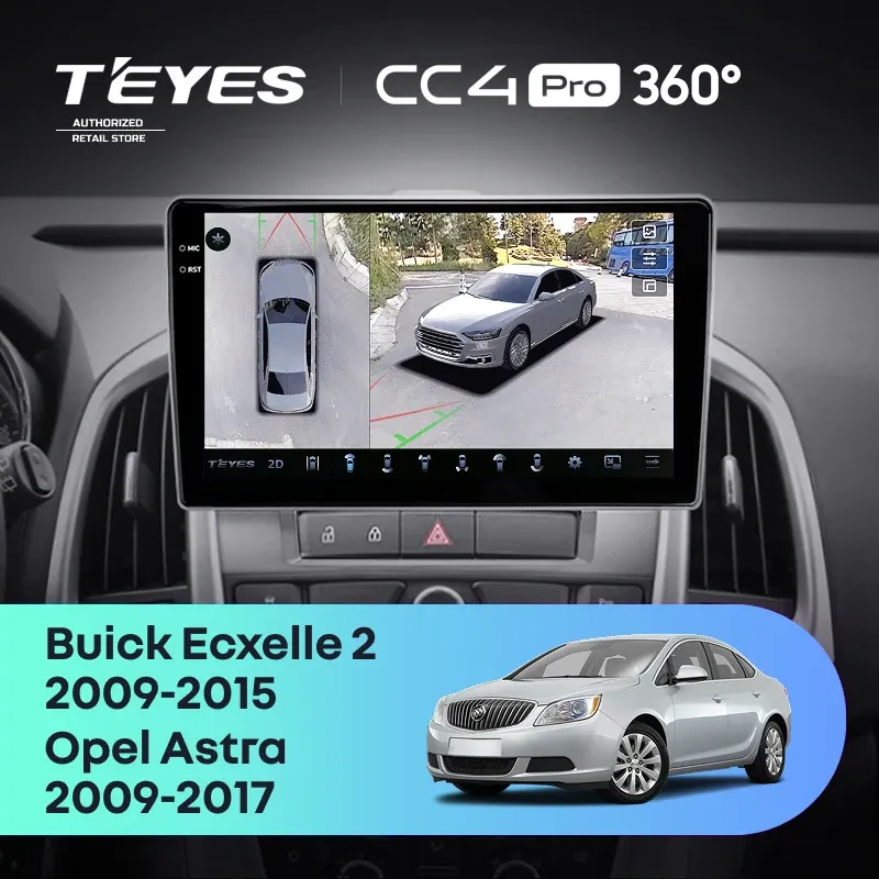 Штатная магнитола Teyes CC4 Pro 360 12/256 Opel Astra J (2009-2017)