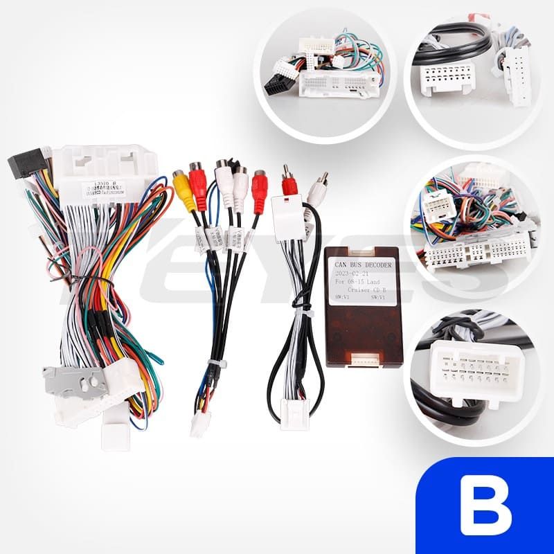 Переходная рамка Toyota Land Cruiser 200 (2007-2015) F3 Тип-B (10")