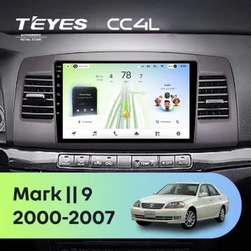 Штатная магнитола Teyes CC4L 6/64 с DTS Toyota Mark II 9 X110 (2000-2007) F2