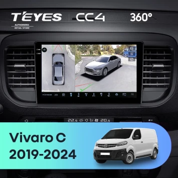 Штатная магнитола Teyes CC4 360 6/64 Opel Vivaro C (2019-2024)