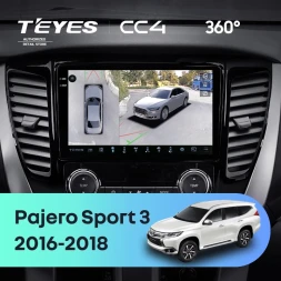 Штатная магнитола Teyes CC4 360 8/128 Mitsubishi Pajero Sport 3 (2016-2018)