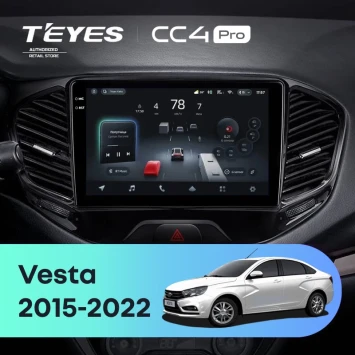 Штатная магнитола Teyes CC4 Pro 12/256 Lada Vesta Cross Sport (2015-2022) F1