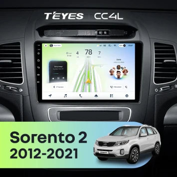 Штатная магнитола Teyes CC4L 4/64 Kia Sorento 2 II XM (2012-2021) F1
