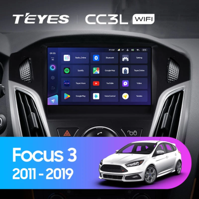 Штатная магнитола Teyes CC3L WiFi 2/32 Ford Focus 3 (2011-2019) F2