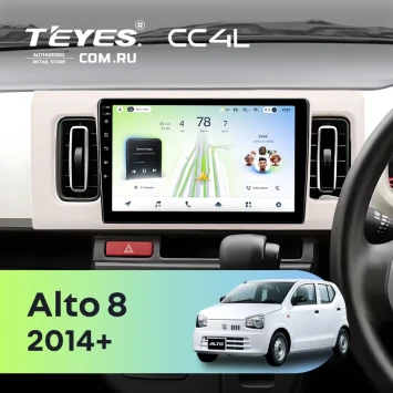 Штатная магнитола Teyes CC4L 6/64 с DTS Suzuki Alto 8 (2014-2021)
