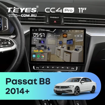 Штатная магнитола Teyes CC4 Pro 12/256 Volkswagen Passat B8 2014+ (11")