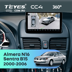 Штатная магнитола Teyes CC4 360 6/64 Nissan Sentra B15 (2000-2006)
