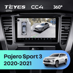 Штатная магнитола Teyes CC4 360 8/128 Mitsubishi Pajero Sport 3 (2020-2021)