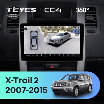 Штатная магнитола Teyes CC4 360 8/128 Nissan X-Trail T31 (2007-2015)