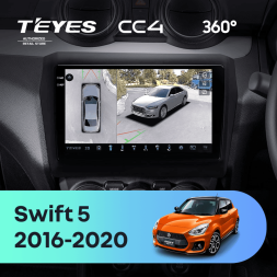 Штатная магнитола Teyes CC4 360 8/128 Suzuki Swift 5 (2016-2020)