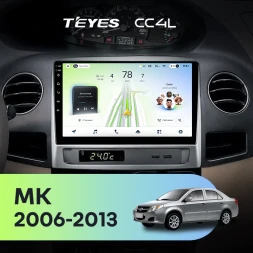 Штатная магнитола Teyes CC4L 6/64 с DTS Geely MK 1 (2006-2013)