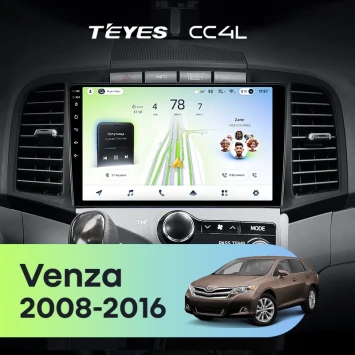 Штатная магнитола Teyes CC4L 6/64 с DTS Toyota Venza (2008-2016)