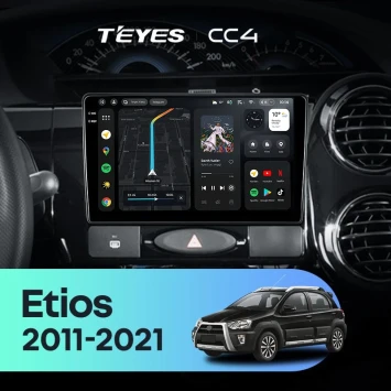 Штатная магнитола Teyes CC4 6/64 Toyota Etios (2011-2021)
