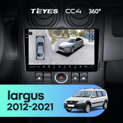 Штатная магнитола Teyes CC4 360 6/64 LADA largus (2012-2021)