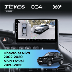 Штатная магнитола Teyes CC4 360 8/128 Chevrolet Niva (2002-2020)