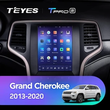 Штатная магнитола Tesla style Teyes TPRO 2 3/32 Jeep Grand Cherokee WK2 (2013-2020)