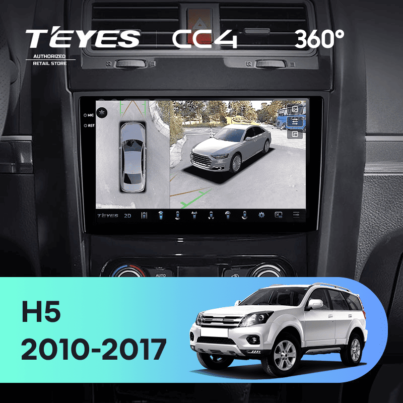 Штатная магнитола Teyes CC4 360 8/128 Great Wall Hover H5 (2010-2017)