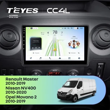 Штатная магнитола Teyes CC4L 6/64 с DTS Opel Movano 2 (2010-2019) F2