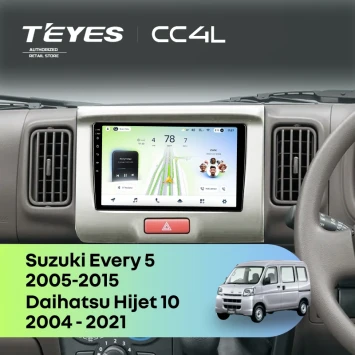 Штатная магнитола Teyes CC4L 4/64 Suzuki Every 5 (2005-2015)