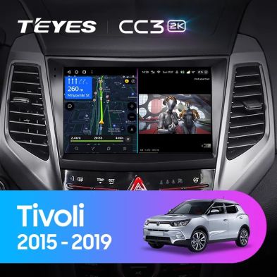 Штатная магнитола Teyes CC3 2K 4/64 SsangYong Tivoli (2015-2019)