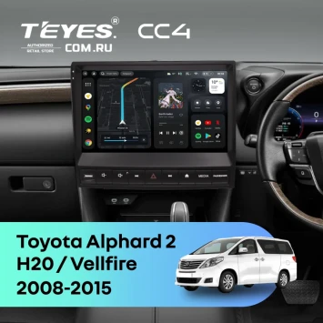 Штатная магнитола Teyes CC4 6/64 Toyota Vellfire (2008-2015) F3