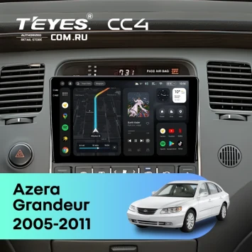 Штатная магнитола Teyes CC4 6/64 Hyundai Grandeur (2005-2011)
