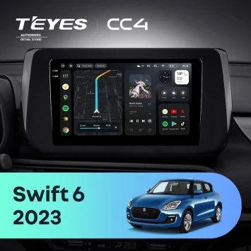 Штатная магнитола Teyes CC4 8/128 Suzuki Swift 6 (2023-2026)