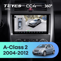 Штатная магнитола Teyes CC4 360 8/128 Mercedes-Benz A-Class 2 W169 C169 (2004-2012)