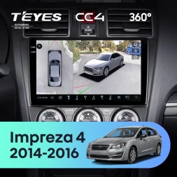 Штатная магнитола Teyes CC4 360 8/128 Subaru Impreza 4 (2014-2016)