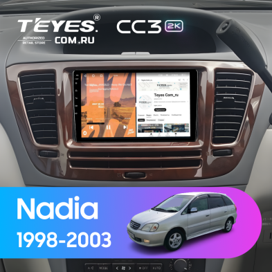 Штатная магнитола Teyes CC3 2K 4/64 Toyota Nadia (1998-2003)