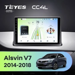 Штатная магнитола Teyes CC4L 6/64 с DTS Changan Alsvin V7 (2014-2018)