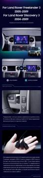 Штатная магнитола Teyes CC3 2K 4/32 Land Rover Freelander 3 (2005-2009)