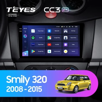 Штатная магнитола Teyes CC3 2K 6/128 Lifan Smily 320 (2008-2015)