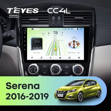 Штатная магнитола Teyes CC4L 4/64 Nissan Serena (2016-2019) Тип-A