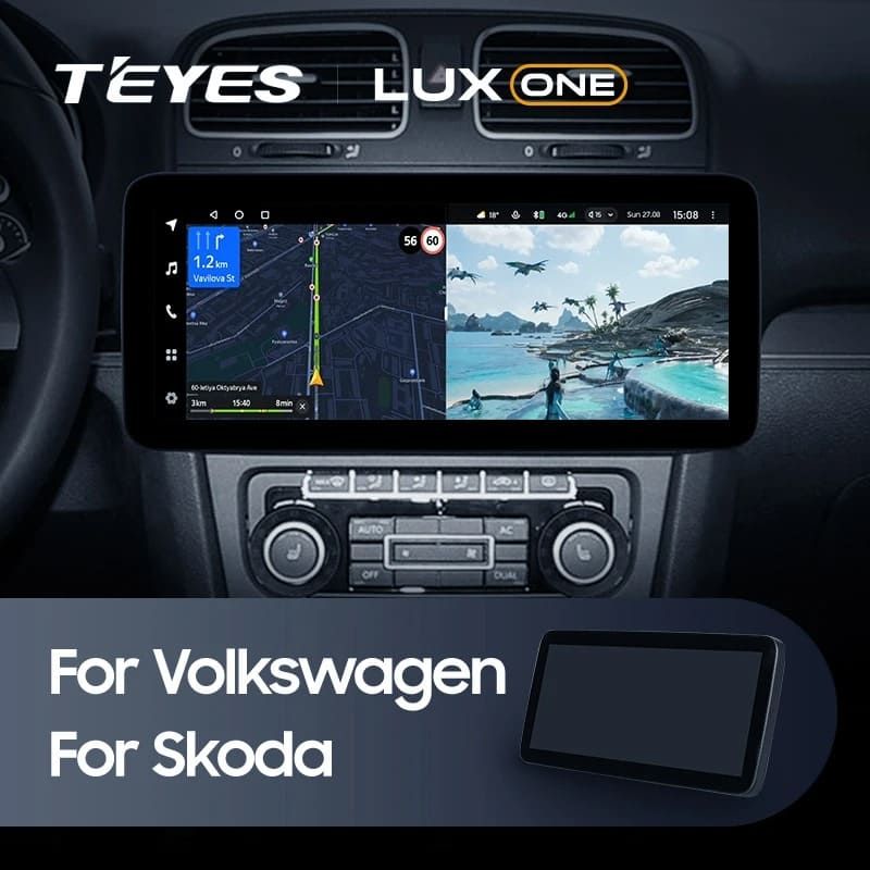 Штатная магнитола Teyes LUX ONE 6/128 Volkswagen Passat (2005-2011)