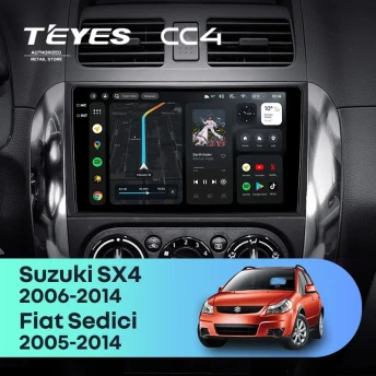 Штатная магнитола Teyes CC4 8/128 Suzuki SX4 1 (2006-2014)