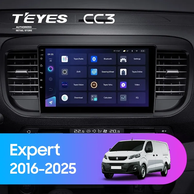Штатная магнитола Teyes CC3 4/32 Peugeot Expert (2016-2025)