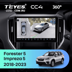 Штатная магнитола Teyes CC4 360 8/128 Subaru Impreza 5 (2018-2023)