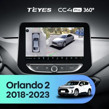 Штатная магнитола Teyes CC4 Pro 360 8/128 Chevrolet Orlando 2 (2018-2023)
