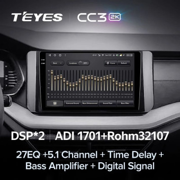 Штатная магнитола Teyes CC3 2K 4/32 Skoda Octavia 4 A8 (2019-2021)
