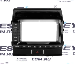 Переходная рамка Toyota Land Cruiser 200 (2007-2015) F2 Тип-A (9")