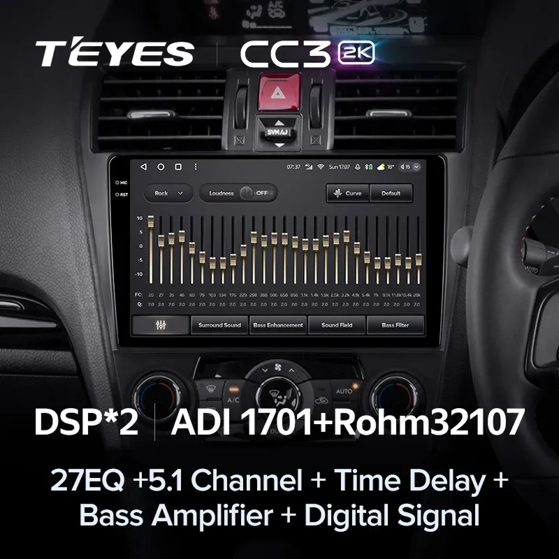 Штатная магнитола Teyes CC3 2K 4/32 Subaru Levorg (2014-2020) F2