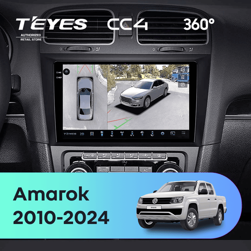 Штатная магнитола Teyes CC4 360 6/64 Volkswagen Amarok (2010-2024)