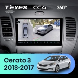 Штатная магнитола Teyes CC4 360 6/64 Kia Cerato 3 YD (2013-2017) F1 Тип-C