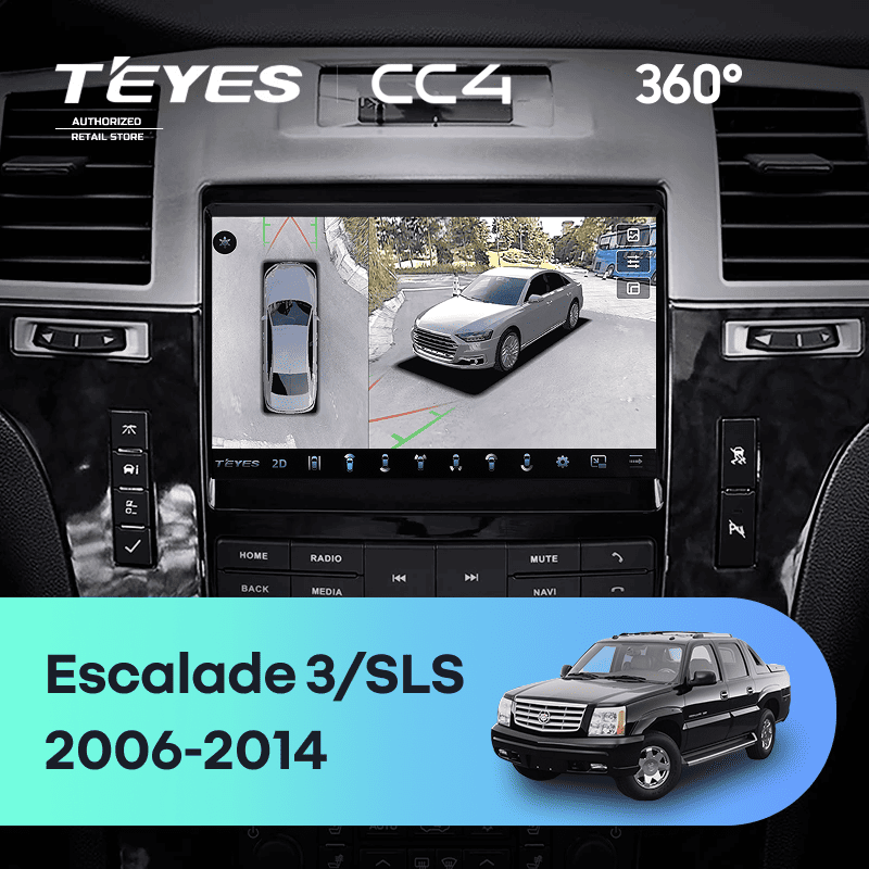 Штатная магнитола Teyes CC4 360 8/128 Cadillac Escalade 3 (GMT900) (2006-2014)