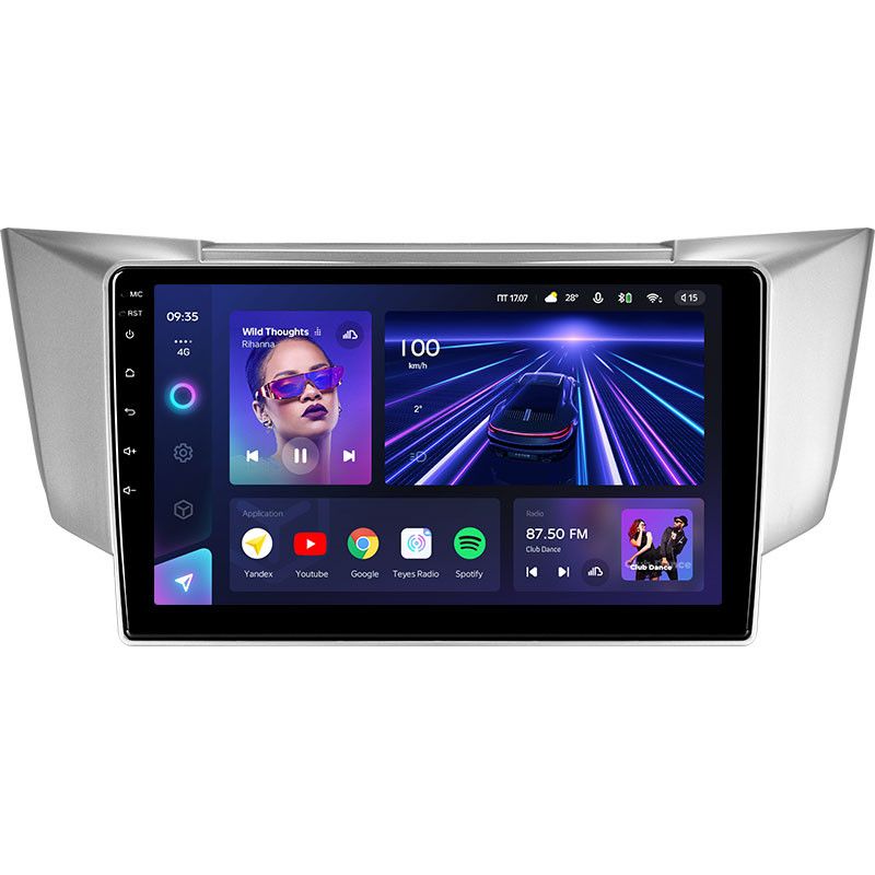 Штатная магнитола Teyes CC3 4/32 Lexus RX300 RX330 RX350 RX400H (2003-2009) F1