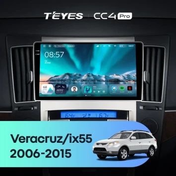 Штатная магнитола Teyes CC4 Pro 8/128 Hyundai ix55 (2006-2015)