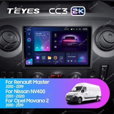 Штатная магнитола Teyes CC3 2K 360 6/128 Opel Movano 2 (2010-2019) F1